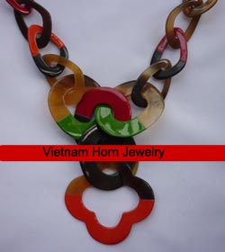 Horn Necklace, Horn Chain, Horn link